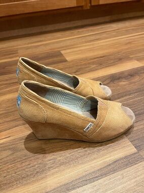 Toms Wedge Open Toe